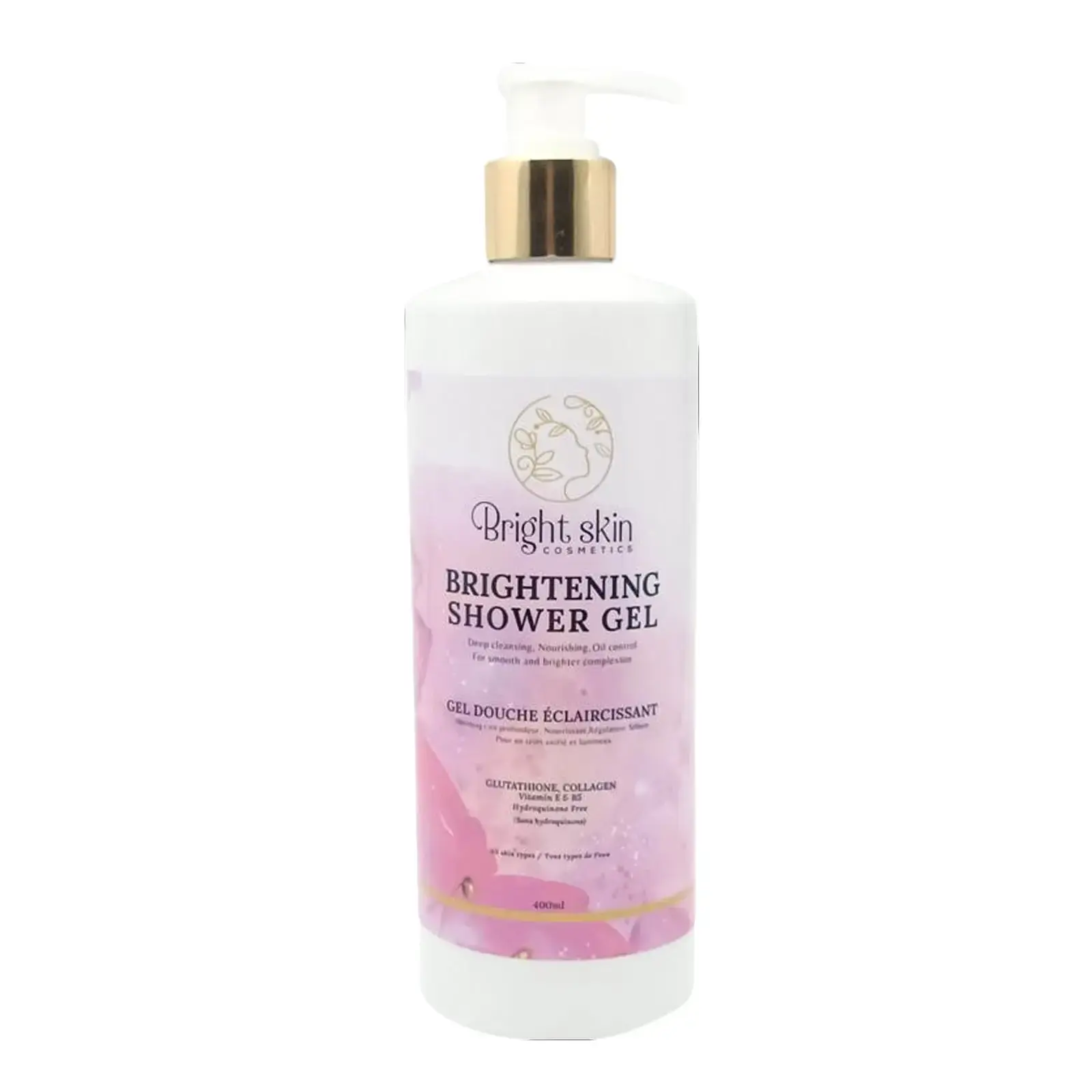 Avocado Vitamin C Brightening Foaming Body Wash Cleanser - Moisturizing, Nourishing, Antioxidant Glow-Support Formula for Fresh, Clean, Smooth Skin - Daily Bath & Body Care (11 oz)