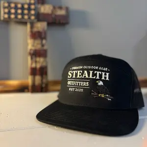 Stealth Outfitters Eagle Black Richardson 168 SnapBack