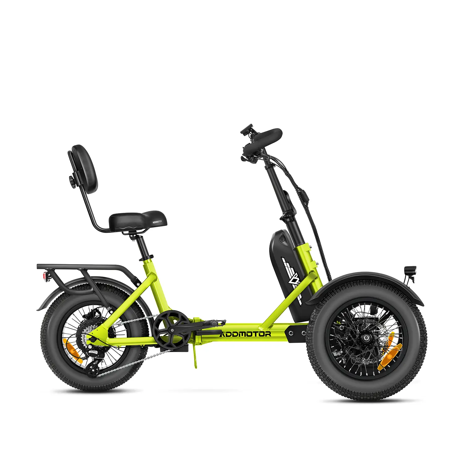 ADDMOTOR Electric Trike for Adults, 750W 90Miles 2 Front Wheel Electric Bike, SpytanX Reverse Folding Electric Tircycle, 48V*20Ah, 380LBS, Etrike with Suspension & Tilting Steering & Front Rack