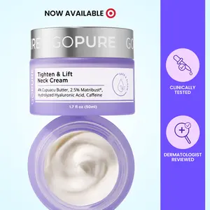 GOPURE Neck Cream Tighten & Lift Firming Cream for Crepey Skin