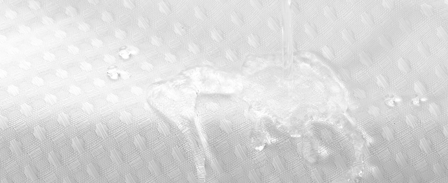 No Hook Shower Curtain and Liner Set,White Hotel Waffle Shower Curtain with Liner 75" L x 72" W