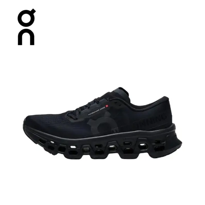 On Cloudmonster 3 All Black Unisex Running Sneakers