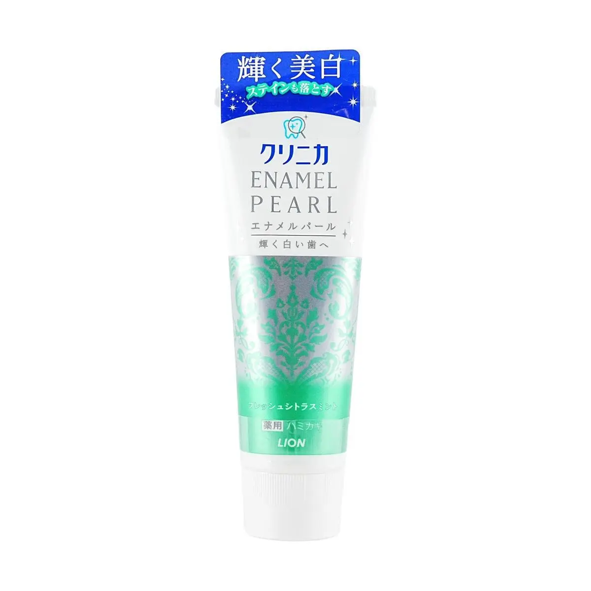 LION Enamel Pearl White Citrus Mint Toothpaste 130g