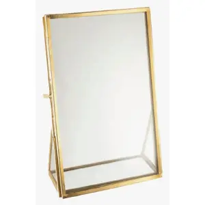 4 x 6 Brass Standing Frame