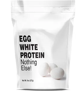 Egg White Protein Powder, Made in USA from Cage-Free Eggs, Dried Egg Whites (Unflavored, 8oz)