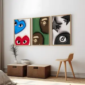 Hypebeast Fashion Brands Posters / Set of 3 Posters / Fashion / Printable Wall Art & Decor Glossy Gifts