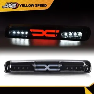 Fit For 1999-2007 Silverado/Sierra Third 3rd Brake Light Cargo Lamp Black/Smoked