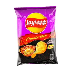 Lay's Taiwan Korean Spicy Shin Ramyun Flavor Potato Chips 59.5g - Authentic Asian Snack