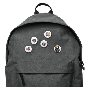 Crypto Bull - Pin Buttons Set