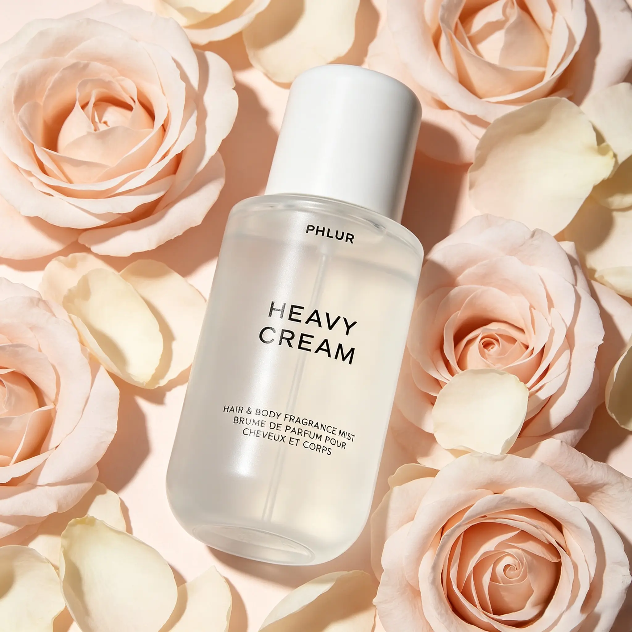PHLUR Heavy Cream Body Mist 8oz – Gourmand Vanilla Perfume Spray for Women, Layered with Coconut Cream, Marshmallow Fluff & Fresh Citrus