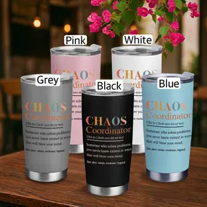[BNB Gift] Chaos Coordinator 20 oz 30 oz Tumbler, Custom Chaos Coordinator Tumbler, Teacher Appreciation Gift, Chaos Coordinator Cup, Problem Solver Definition|, Gift for Friends & Coworkers
