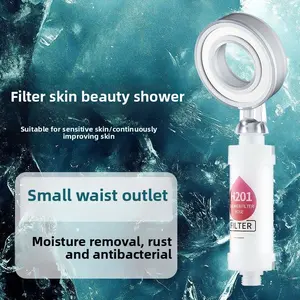 Morning Refresh Essential,Lily Shower Filter,99% Chlorine Removal,Softens Water,24H Fragrance,Vitamin C Fragrancy Shower Head Bathtub Faucet Bathroom
