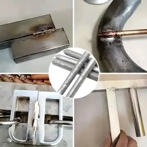 Multifunctional Fast Melt Flux Cored Industrial Heavy Duty Welding Rods, Low Temperature Aluminum Alloy, Repair and Fill Seams, Suitable for Stainless Steel Copper Iron Alum