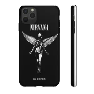 Nirvanaaa Phone Case, In Utero Aesthetics Themed Phone Case Premium Matte Texture, Protection, Shockproof,  Anti-Fingerprint For IPhone 17-12, Pro Max, Pro Plus, and Samsung S25-22 Protection Safety