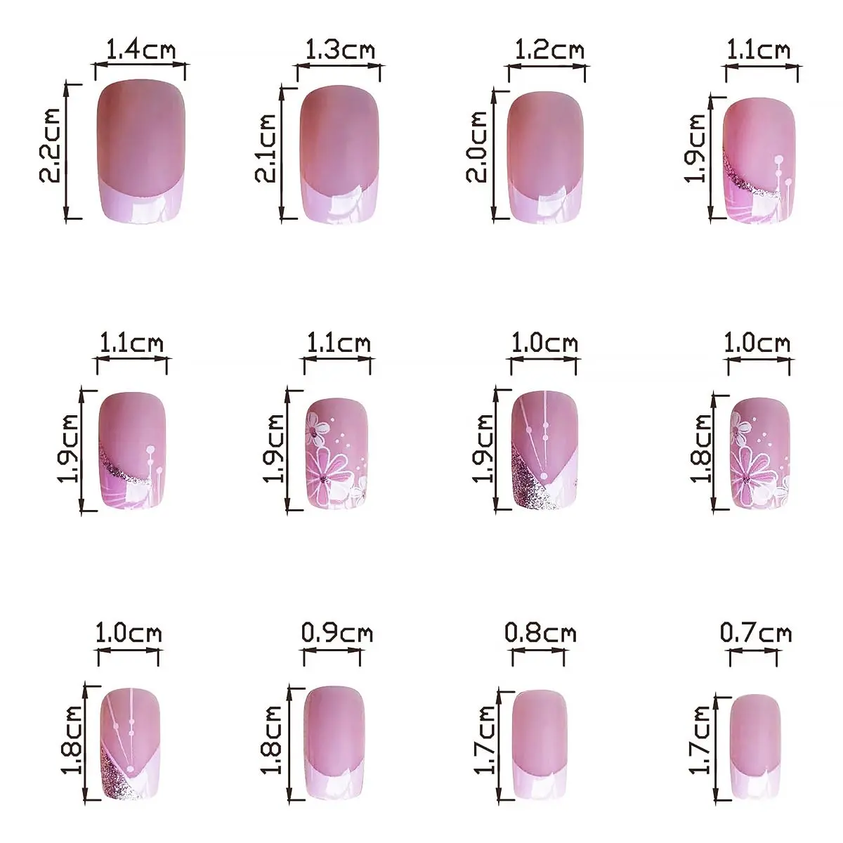 24Pcs Pink French Tip Press Nails Short Square Fake Nails Spring Cherry Blossoms with Line Design Nude Pink False Nails Stick Nails Full Cover Artificial Glue Nails for Women DIY Manicure 24Pcs Pink French Tip Press Nails Short Square Fake Nails Spring Cherry Blossoms with Line Design Nude Pink False Nails Stick Nails Full Cover Artificial Glue Nails for Women DIY Manicure