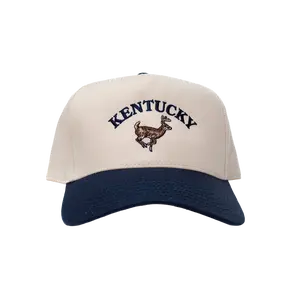 Kentucky Buck Hat ( Navy & Natural )