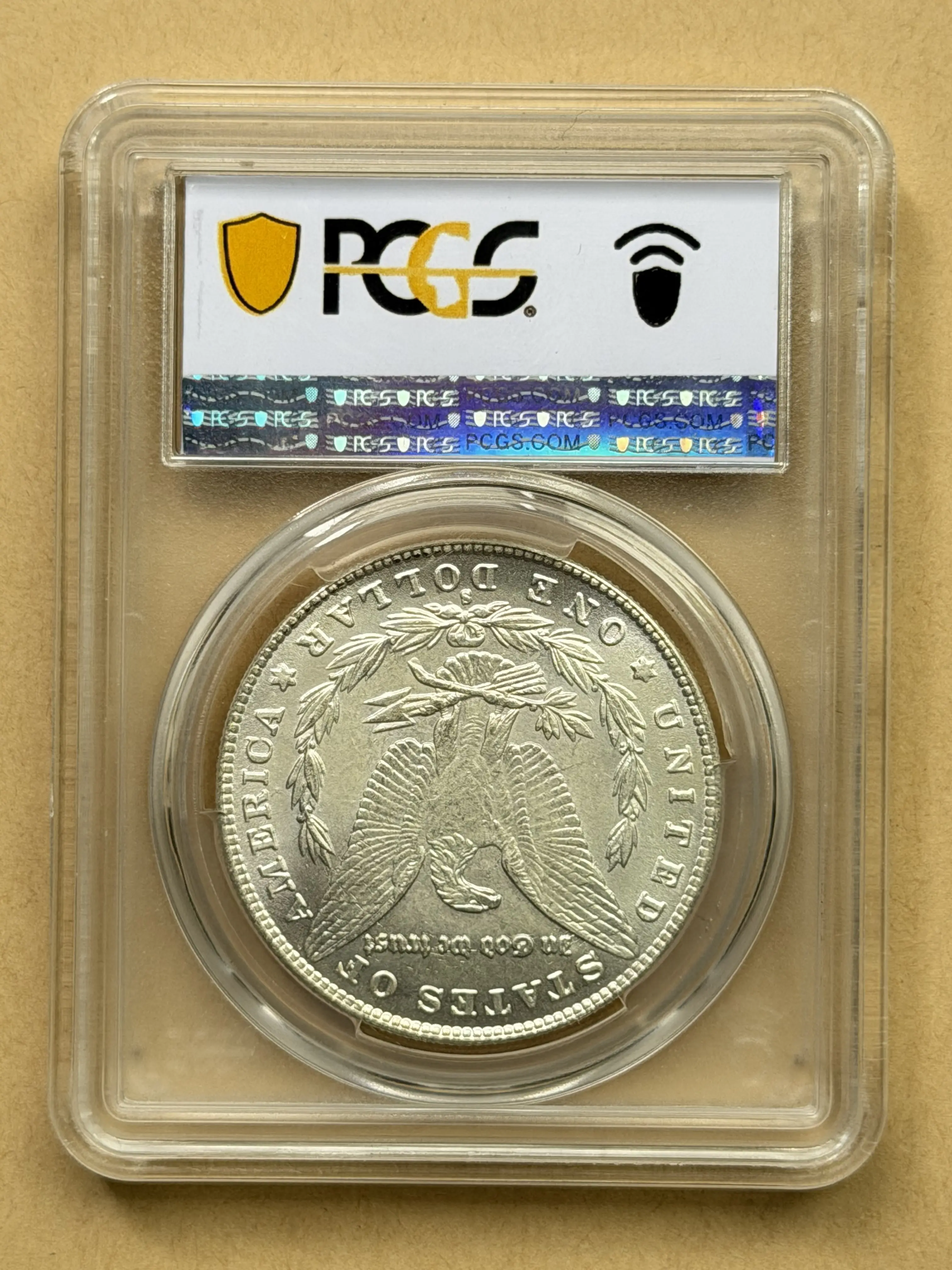 1881-S San Francisco Mint Morgan Silver Dollar PCGS MS68 Graded Coin, Vintage Liberty Eagle One Dollar Classic American Design Collection Piece