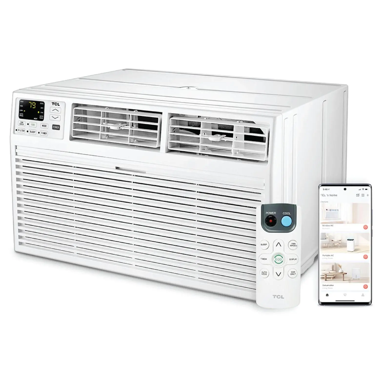 TCL 10,000 BTU Smart Through-the-Wall Air Conditioner