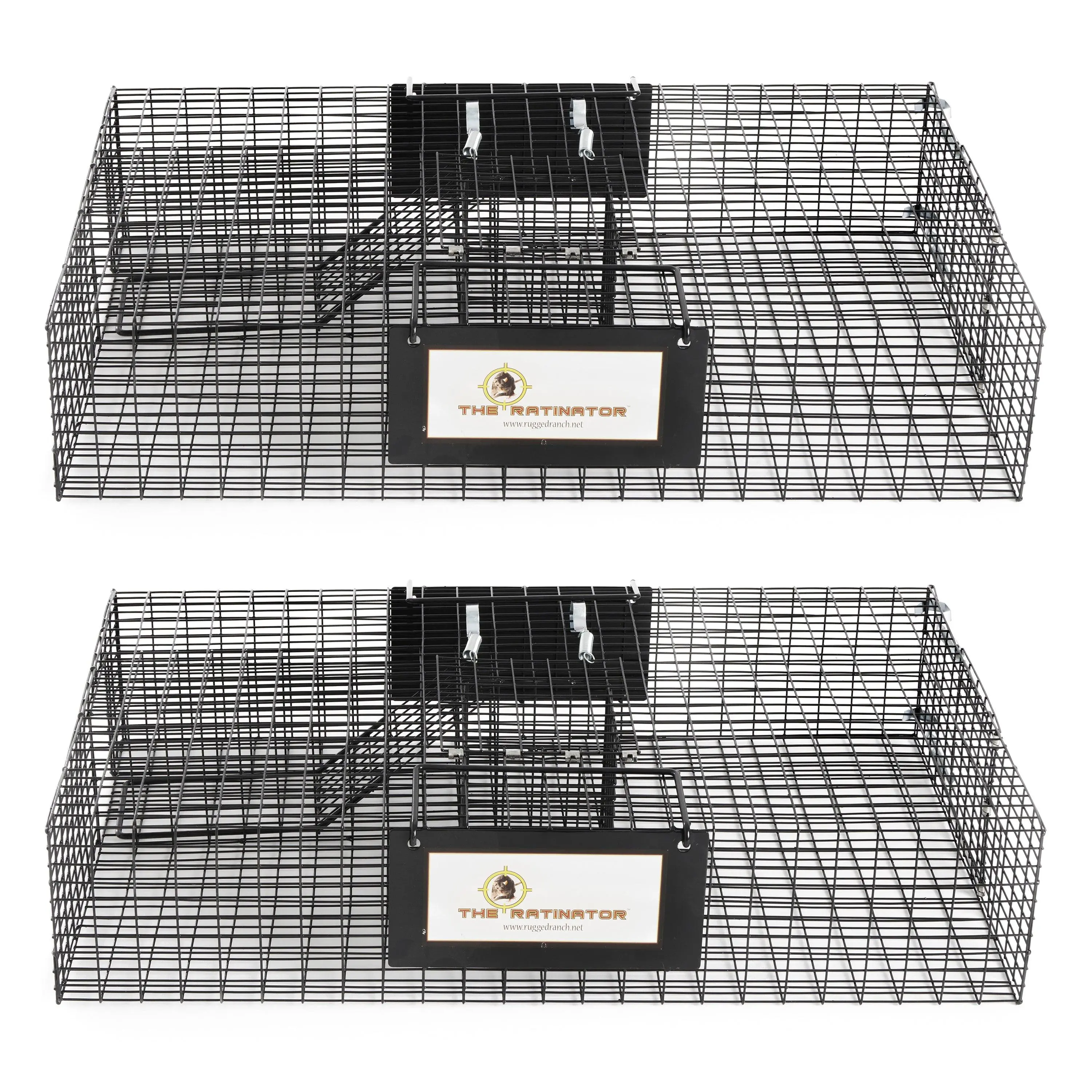 Rugged Ranch RATTR Ratinator Live Rat Squirrel Chipmunk Metal 2 Door Trap Cage