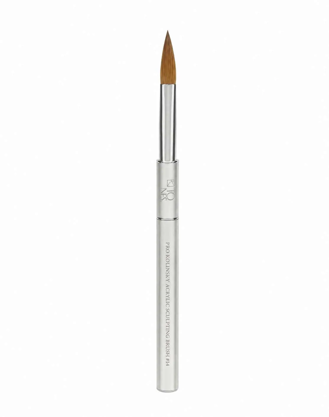 Tones Premium Kolinsky Acrylic Sculpting Brush #14 - High-Quality Sable Hair for Masterful Control & Comfortable Ergonomic Handle Nail Art Tools