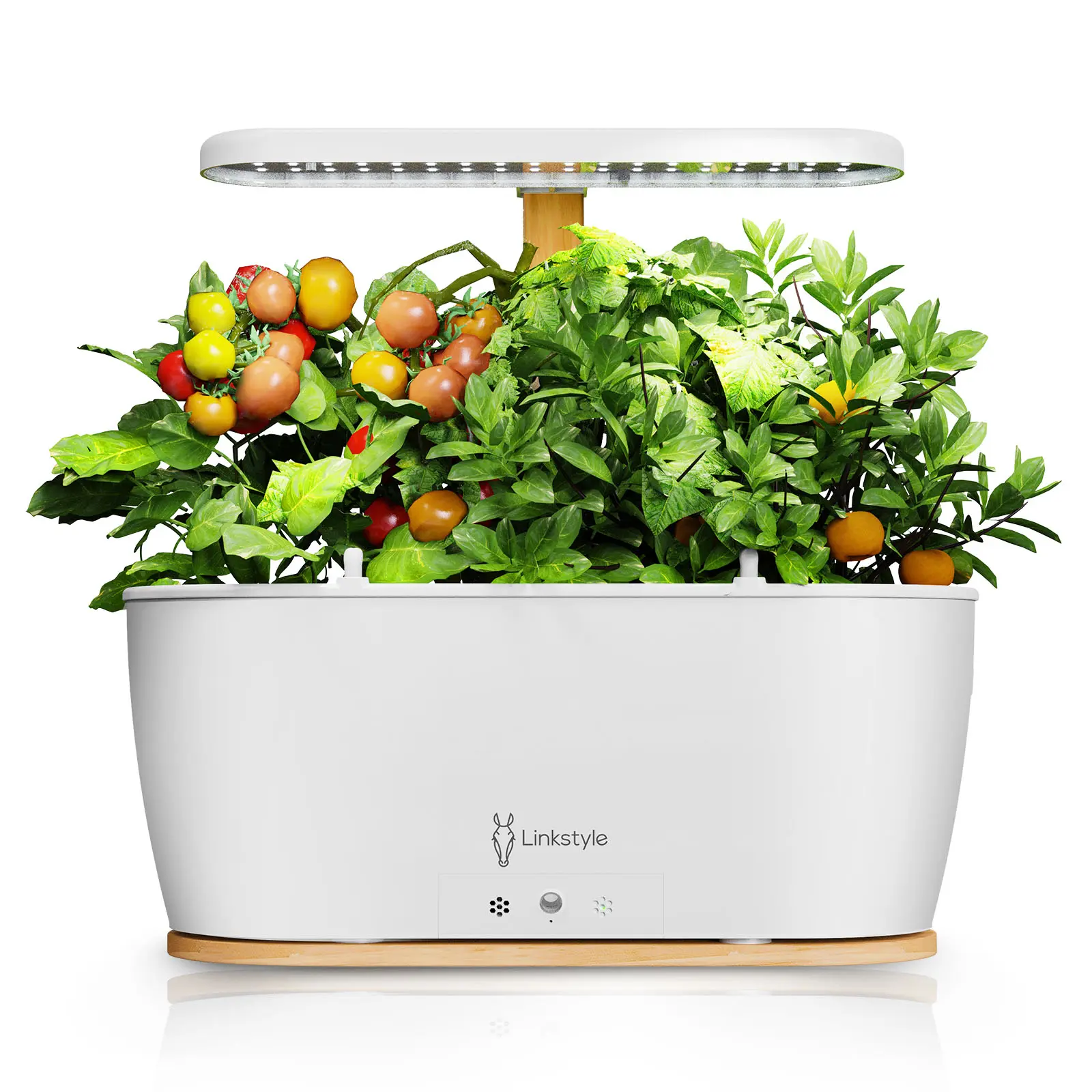 Smart Indoor Herb Garden Planter - large Indoor Garden Growing System Kit with Adjustable LED,APP & WiFi Controlled,Smart Gardening System for Kitchen, Home Vegetable Growing kit