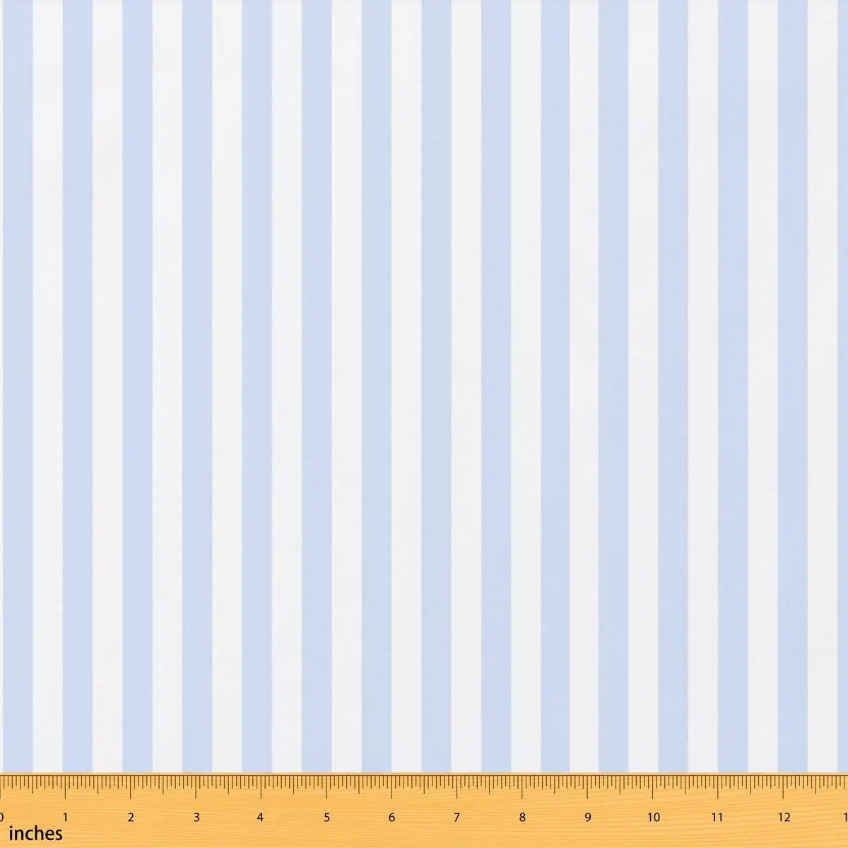 Blue White Stripes Soft Flannel Polyester No Stretch Fabric,Modern Simple Style Striped Fabric Sewing Supplies,Cute