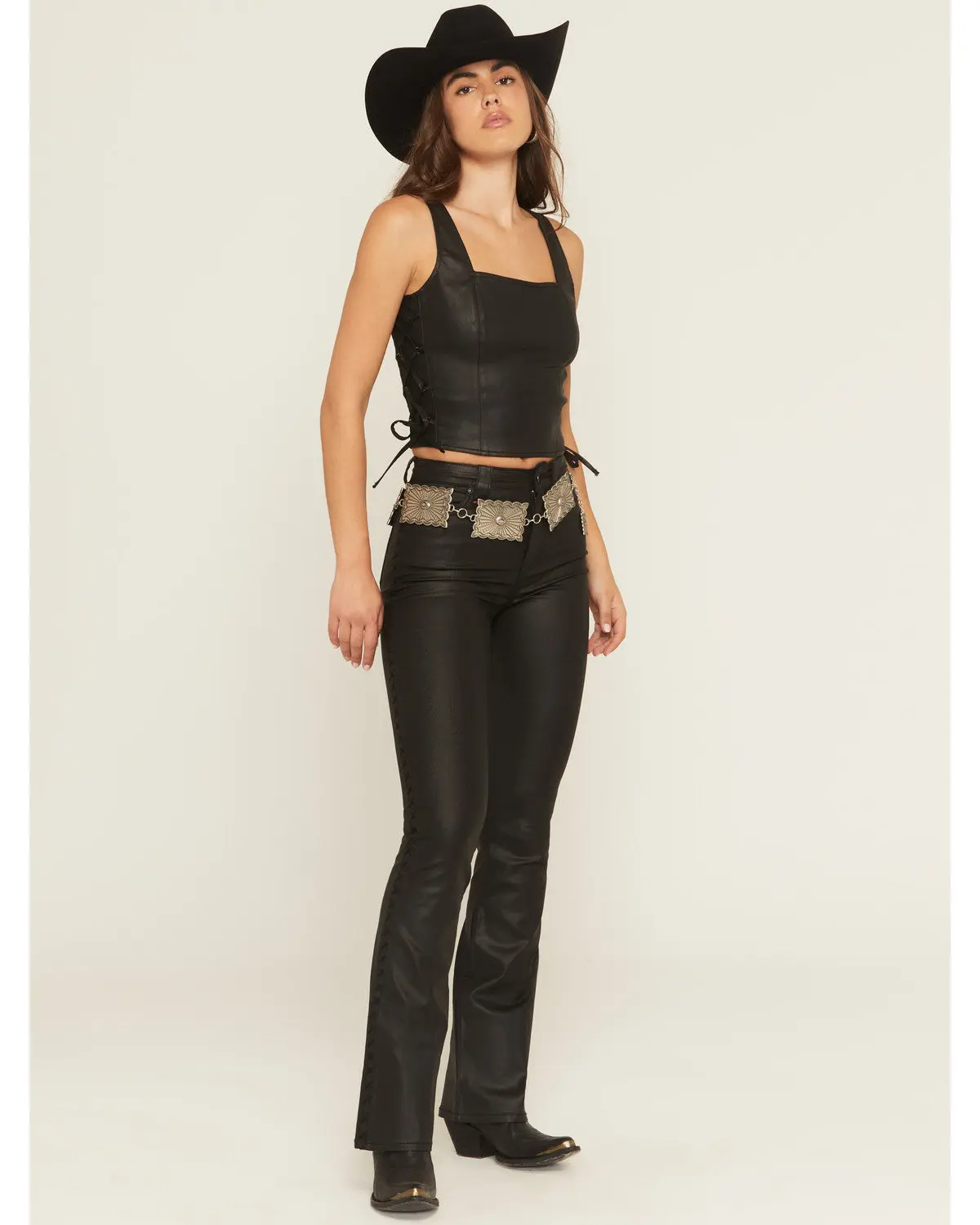 Chambley Large Concho Chain Belt