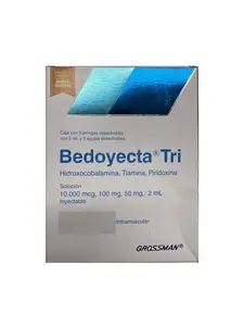 Beyo-Decta Tr - Paquete de 5 - Vitamina B12 - Original - Vitamin B1, B6, B12