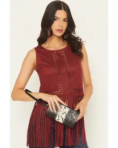 Geneva Hairon Cowhide Clutch