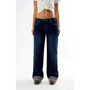 Budweiser Women's By PacSun Camilla Low Rise Baggy Jeans