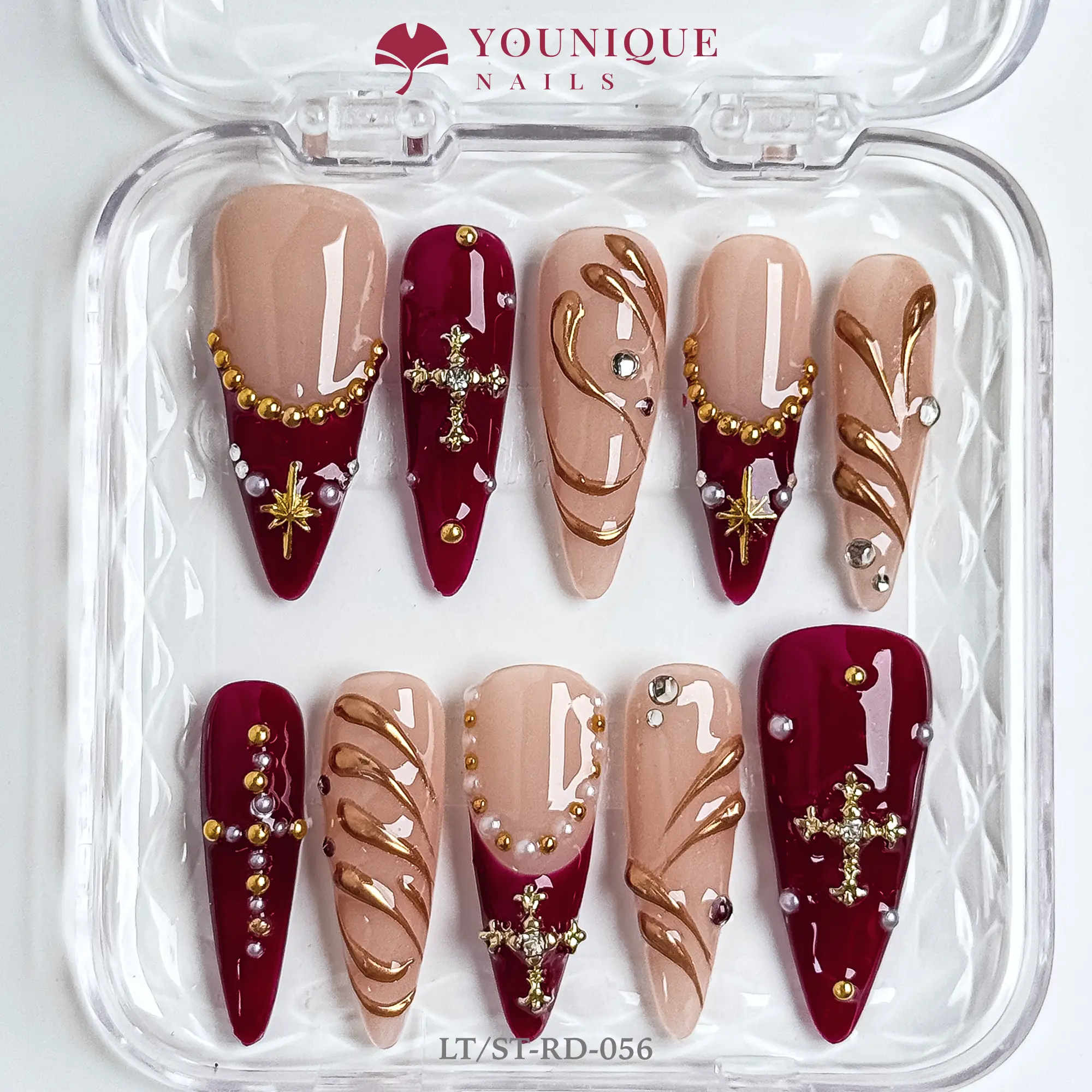 Younique Nails | 10PCS 100% Handmade Press-On Nails | Reusable Colorful Art
