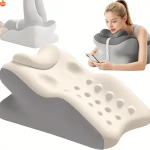 Multi Functional Memory Foam Cervical Pillow Ergonomic Neck Support Breathable Bed Pillow for Side Back Sleeping Pain Relief Neck Cushion Perfect Gift