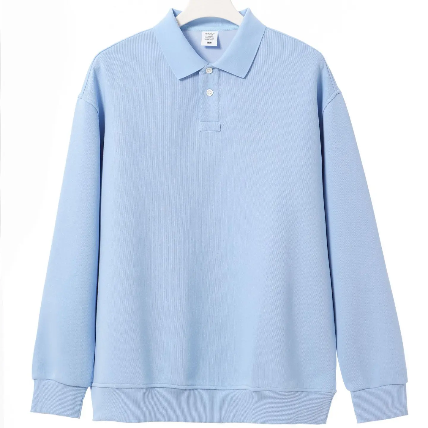 Oversized Henley Sweatshirt Women Men Fleece Lined Pullover Vintage Washed Baggy Sweatshirt Unisex Casual Streetwear Long Sleeve with Hidden Zipper Pockets