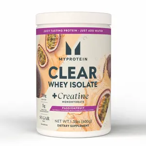 Myprotein Clear Whey Isolate with Creatine, Fitness Support Protein Supplement for Active Lifestyles