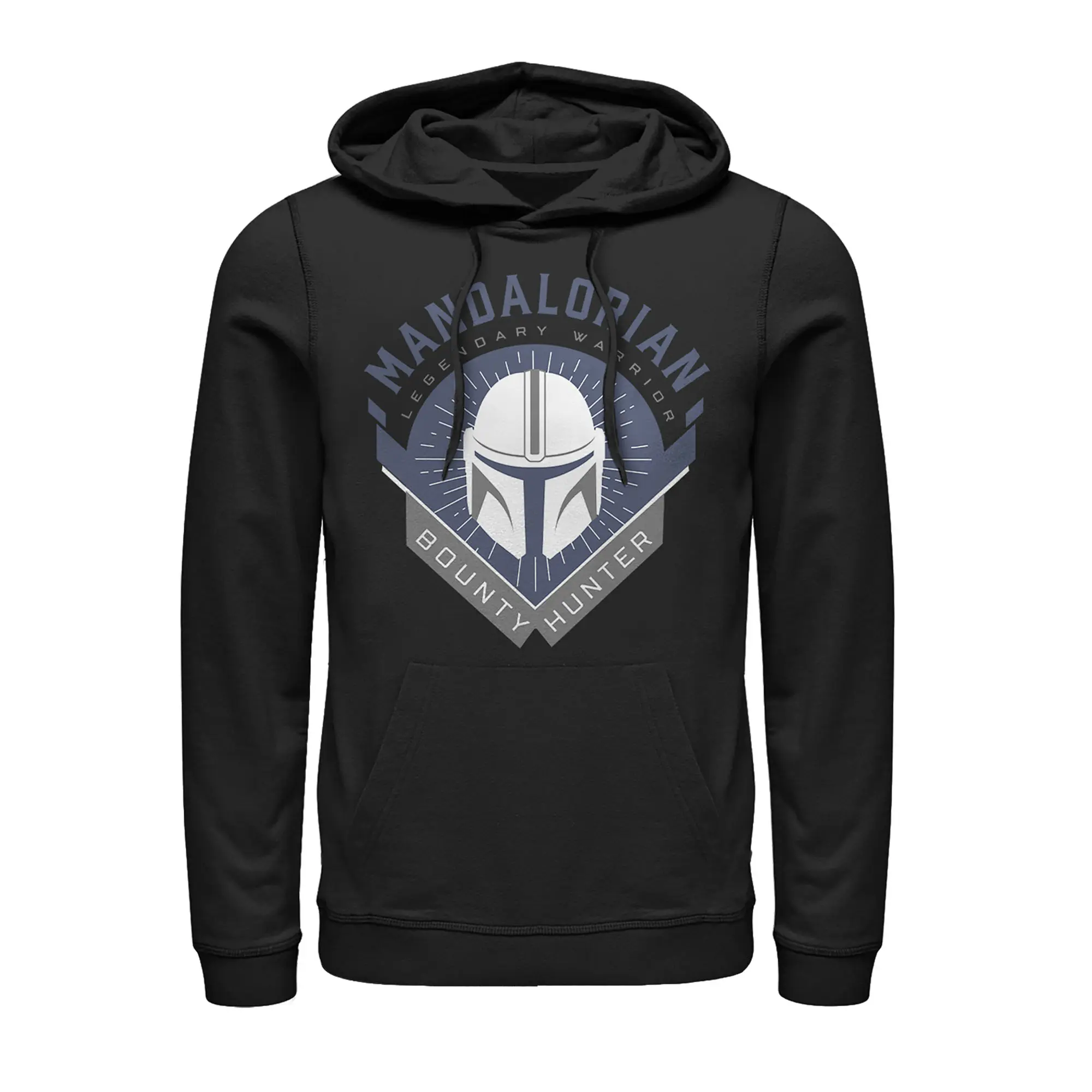Men's Star Wars The Mandalorian Warrior Emblem Pull Over Hoodie
