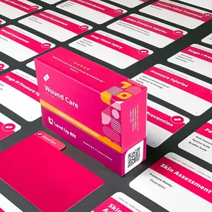 Level Up RN Wound Care Flashcards - for RN's & Nurses Education and Professional Development