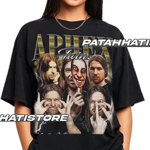 Limited Aphex Twin Vintage T-Shirt, Gift For Woman and Man Unisex T-Shirt