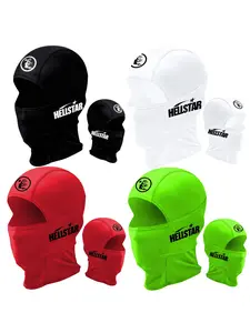 4pcs/2pcs/1pc Unisex Hip Hop Printing Balaclava Mask Neck Gaiter Headwear Breathable Ski Mask for Men Women Outdoor Sports Hiking Fishing Commuting Suitable for Daily Wear