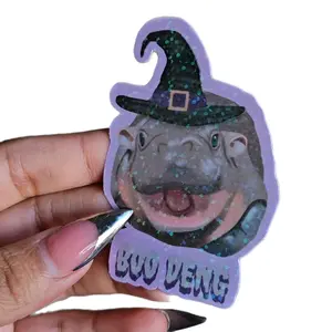 Moo Deng Halloween Sticker