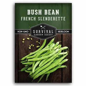 French Slenderette Bush Bean Seeds - Haricots Verts