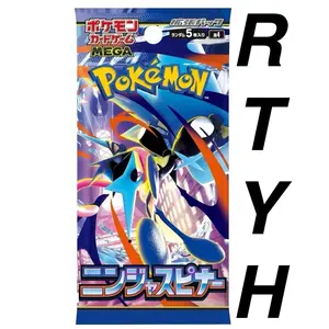 Mega Ninja Spinner M4 Pokémon Booster Pack -Rip Till You Hit(2 Packs Minimum)