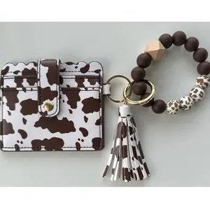 Brown & White Cow Print Wallet & Wristlet Brown & White Cow Print Wallet & Wristlet