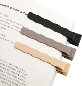 3PCS Silicone Automatic Bookmarks,Automatic Page Markers,Reusable Non-Slip Book Clips,Memory Aid for Books, Book Accessories