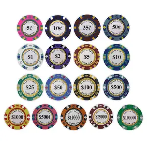 Monte Carlo - 14 gram Poker Chips