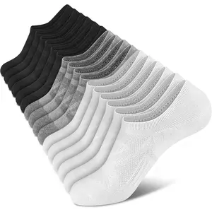 No Show Socks Women - 8 Pairs Ankle Socks for Women, Low Cut Socks Short Cotton Socks, Invisible Casual Socks