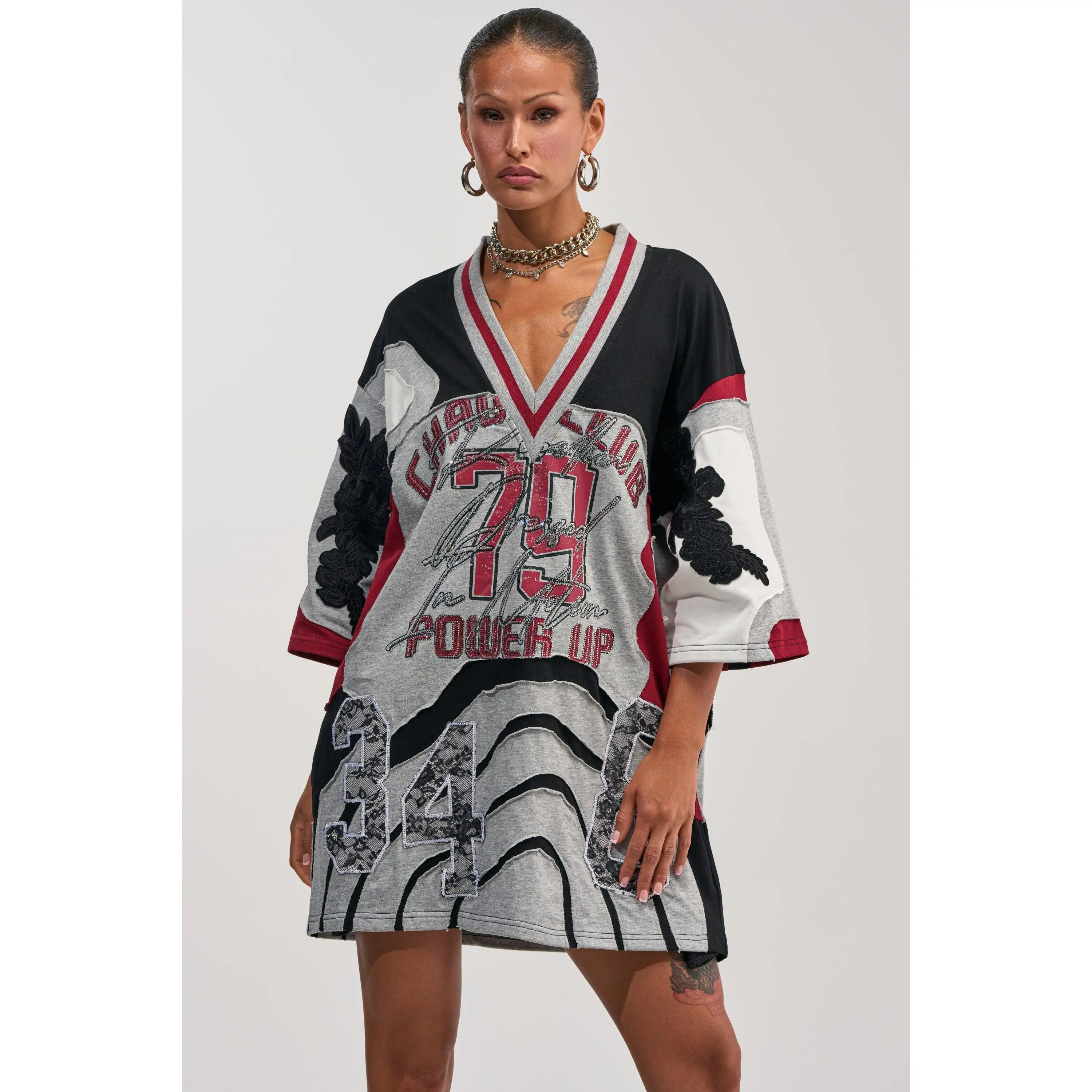 AFTER HOURS GRAPHIC MINI DRESS AFTER HOURS GRAPHIC MINI DRESS