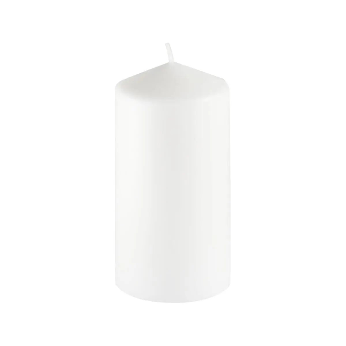 Jeco CPZ-3P36W-4 Drip-Resistant 3x6 in. Pressed & Over-Dipped Pillar Candles, White Decor Candles for Home Decor - Pack of 3