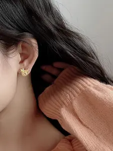 Bear Earrings Set, Daily Wear Versatile Jewelry, Classic Stylish Design, Suitable for Multiple Styles