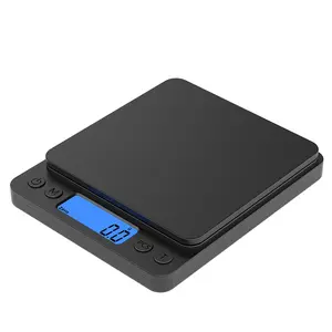 Mini Kitchen Food Scale, 1 Count 3kg/0.1g Accurate Electronic Scale, Small Grams Weighing Scale, Digital Weighing Machine, Portable Multi-unit Conversion Rounded Corner Design for Household Baking Coffee Gift