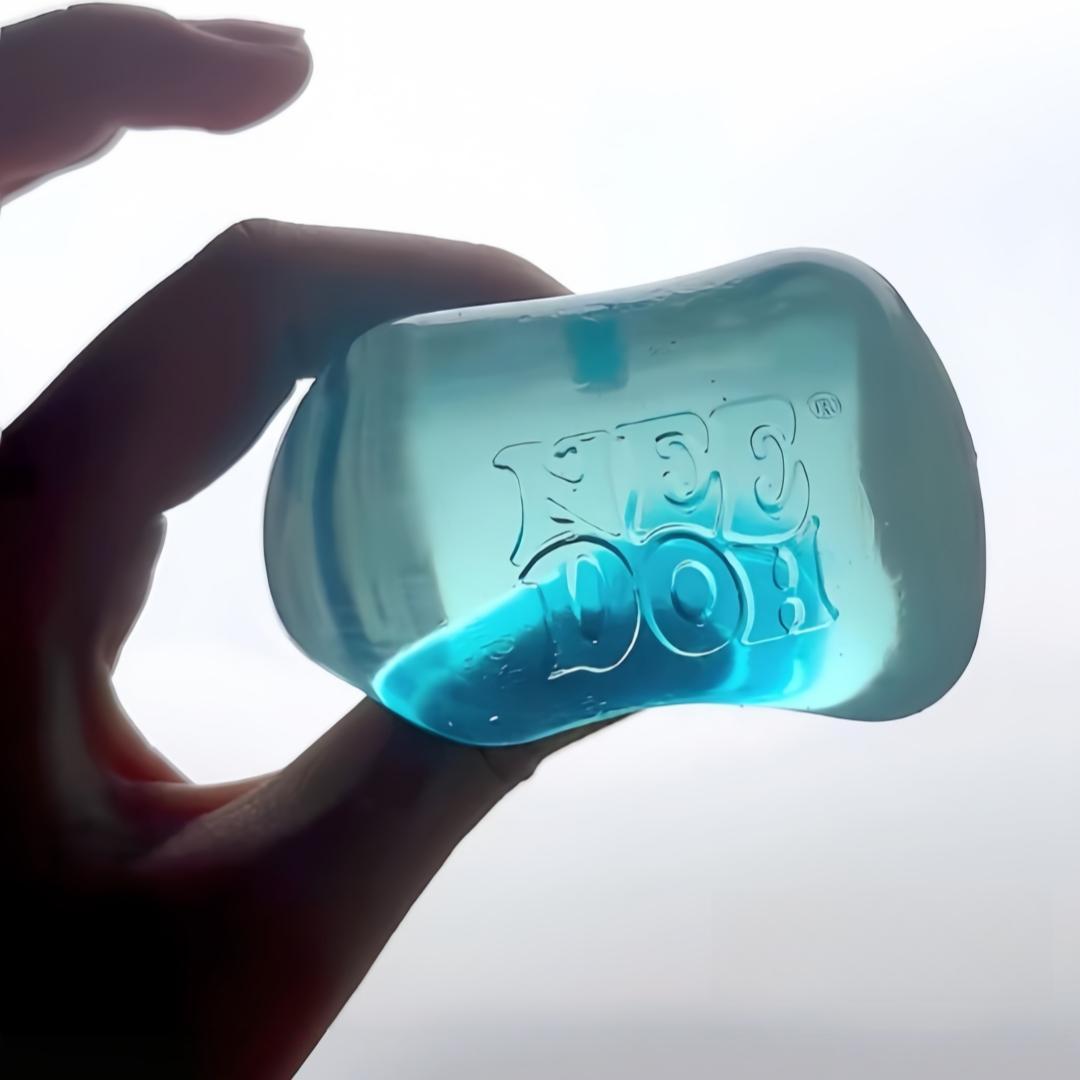 NeeDoh Cube Ice Cube Water Drop Squeeze Toy In Blue,Pink,and Purple Rosie-Style Stress Relief Ball Ice Cube Squeeze Fun-Sensory Squeeze Toy - Sensory Toy Stress Relief Squeeze Fun -Stress-Reducing Blocks Relaxing And Fun Squeeze Toy Gift For Stress Relief